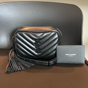 Authentic YSL Lou Style Black Belt Bag